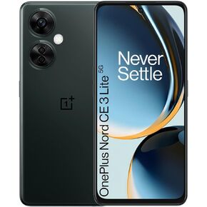 هاتف ذكي ONEPLUS Nord CE 3 Lite غير مقفل 5G Android معالج Snapdragon 695، شاشة LCD 6.65 بوصة 120 هرتز، بطارية 5000 مللي أمبير، كاميرا رئيسية 108 ميجابكسل، دعم بطاقة SD، 8 + 256 جيجابايت، رمادي in Kuwait
