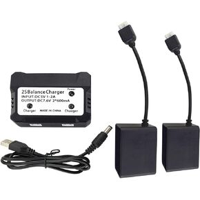 1PCS 2 in 1 Balance Charger for HS720 Folding Brushless Quadcopter Remote Control Drone Lithium Battery Accessory