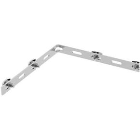 Quest Manufacturing Cable Tray Corner Bar Kit, Zinc (CT0003-03),Silver