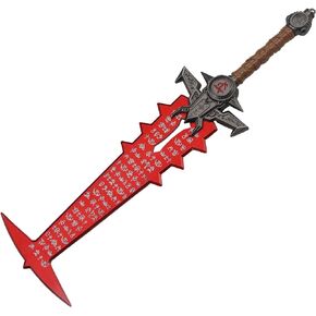 بوتقة معدنية السيف تأثيري بوتقة سلاح أحمر التبديل لعبة تأثيري المعدن الحقيقي اليدوية السيف الدعائم هدية فكرة غرفة ديكور in Kuwait