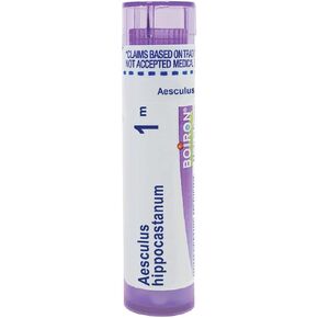 Boiron Aesculus Hippocastanum 1M for Hemorrhoid Pain - 80 Pellets