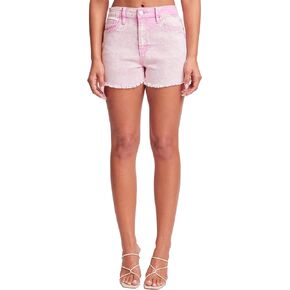 YMI Jeans Women's 80's Acid Wash Mom Shorts