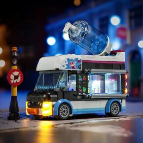 LIGHTAILING Led Lighting Kit for Lego- 60384 Penguin Slushy Van Building Blocks Model - LED Light Set Compatible with Lego Model(Not Include Lego Model)