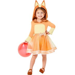 Spirit Halloween Bluey Toddler Girls Bingo Costume | Officially Licensed | Easy Costumes