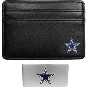 Siskiyou Sports NFL Dallas Cowboys Weekend Wallet & Money Clip, Black, One Size, Medium