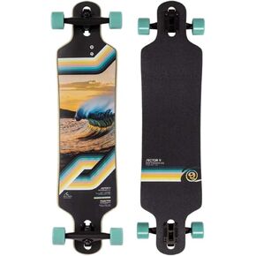 القطاع 9 Longboard Complete Bintang Bend Drop من خلال 9.25 × 38 بوصة