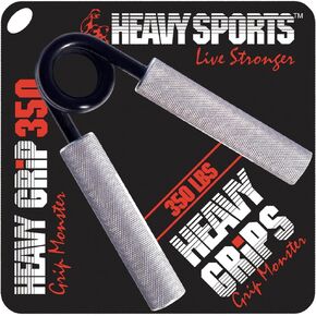 Heavy Grips - 350 lbs Resistance - Grip Monster - Grip Strengthener - Hand Exerciser - Hand Grippers for Beginners to Professionals