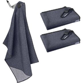 Magnetic Golf Towel Black