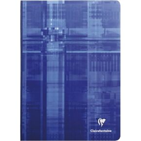 Clairefontaine Clothbound Notebook - Ruled 96 sheets - 8 1/4 x 11 3/4 - Sold Individually (Assorted Cover Color Chosen at Random)