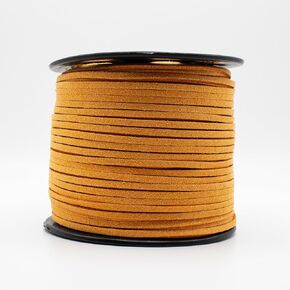 لفة حبل من الجلد السويدي والشمعي بطول 3 مم × 100 ياردة - 100 ياردة - حبل قلادة من الجلد، وخيط وشرائط جلدية - مجموعة متنوعة من الحبال الجلدية المشمعة والسويدي والجلد الرقيق (فيروزي 14198) in Kuwait