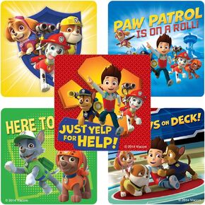 SmileMakers PAW Patrol Stickers - Birthday and Theme Party Supplies - 100 Per Pack