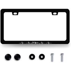 Watercolor Koala License Plate Frame Colorful Animal License Plate Holder Funny License Plate for Car Decoration Stainless Steel Rustproof Cute Auto Parts with Screws for Men Women 12.3" x 6.3"