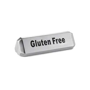 American Metalcraft TTSVG3 Sign, Three-Sided, Stainless Steel, Vegan, Vegetarian, Gluten-Free