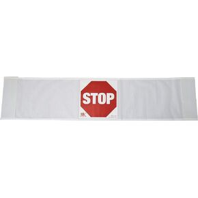 Secure Door Guard Safety Banner, 50" Width - Combination Stop Sign & Do Not Enter Sign - Wandering Prevention Aid for Dementia Patients