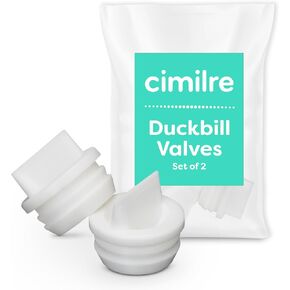 Valves, Spare Duckbill Valve Pump Parts for Cimilre Breast Shield, Breast Pump Replacement Parts (Set of 2)