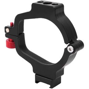 Handheld Gimbal Stabilizer Extension Rod Clamp Mount Bracket Holder Ring with 1/4 Inch Hole for Flash Light Camera Monitor Compatible with DJI Ronin SC