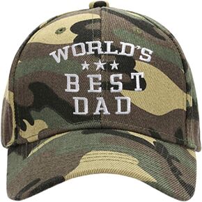 Worlds Best Dad Hats for Men Fathers Day Dad Gifts from Wife Mens Baseball Cap Trucker Hat Birthday Gift