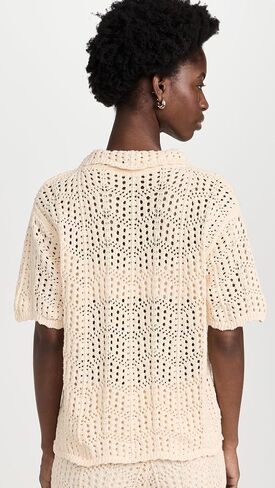 Line & Dot Women's Poppie Crochet Top in Saudi Arabia