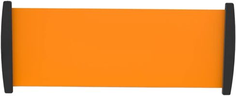 Slide Mat for Leg and Core Training, Slimming Exercise Guide, Portable and Wear Resistant, PVC, Black Orange, 180cm x 50cm (1) in Saudi Arabia
