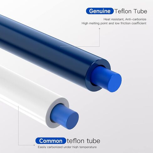 Creality Official Capricorn Bowden Tubing 3M، PTFE Teflon Tube Support 1.75mm خيوط مقاومة للحرارة، تشحيم عالي، احتكاك منخفض لـ Ender-3/3 Pro / 3 Max / 3 V2 / Ender-5 Series/CR-10 Series in Saudi Arabia
