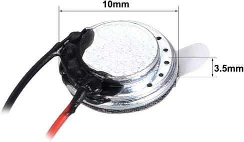 uxcell 0.5W 8 Ohm Mini DIY Speaker 10mm Round Shape Replacement Loudspeaker in Saudi Arabia