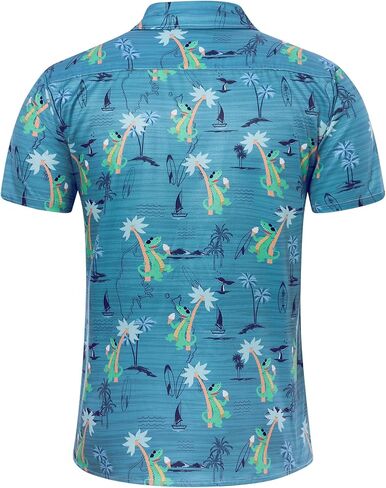 قمصان رجالي مرحة من هاواي بأكمام قصيرة كاجوال بأزرار سفلية in Kuwait