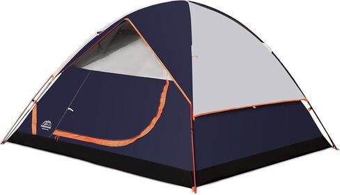 Camping Tent 1/2/3/4 Person,Portable Windproof Dome Tent,Lightweight Waterproof Family Hiking Tent w/Removable Rain Fly for Adults Kids Backpacking,Easy Setup for Camp Outdoor in Saudi Arabia