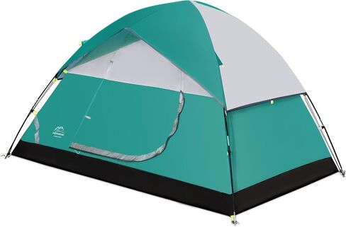 Camping Tent 1/2/3/4 Person,Portable Windproof Dome Tent,Lightweight Waterproof Family Hiking Tent w/Removable Rain Fly for Adults Kids Backpacking,Easy Setup for Camp Outdoor in Saudi Arabia