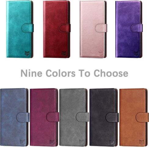 SUANPOT for Samsung Galaxy A71 5G (Non 4G Version) Leather Wallet case with RFID Credit Card Holder Flip Folio Book Phone case Cover for Samsung A71 case Wallet for Men Women Shockproof Black in Saudi Arabia