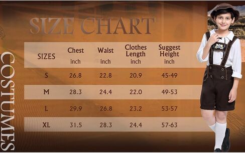 Oktoberfest Costume Bavarian Toddler Kids Uniform Lederhosen Shorts with Shirt and Hat in Kuwait