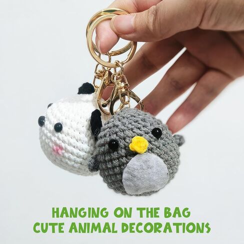 siopal Crochet Kit for Beginners, 8PCS Crochet Animal Kit for Beginners with Step-by-Step Video Tutorial Learn to Crochet Kits for Adults Kids Beginner in Saudi Arabia
