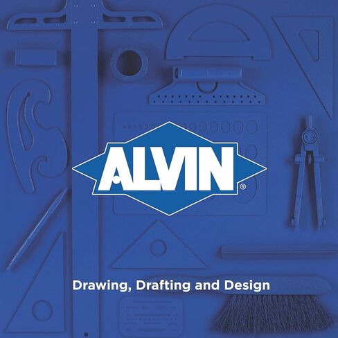 مقياس مثلث مهندس متري من ALVIN 610E، مسطرة متعددة الأغراض للرسم والتخطيط والتصميم وأداة الصياغة والهندسة المعمارية - 6 بوصات in Saudi Arabia
