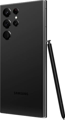 Samsung Galaxy S22 Ultra 5G (SM-S908) 128 جيجابايت/ 8 جيجابايت من ذاكرة الوصول العشوائي، إصدار عالمي مفتوح GSM - أسود فانتوم (متجدد) in Kuwait