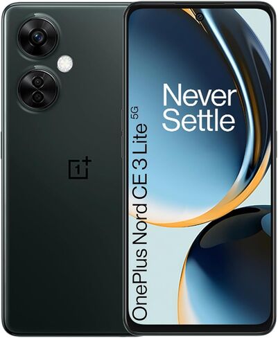 هاتف ذكي ONEPLUS Nord CE 3 Lite غير مقفل 5G Android معالج Snapdragon 695، شاشة LCD 6.65 بوصة 120 هرتز، بطارية 5000 مللي أمبير، كاميرا رئيسية 108 ميجابكسل، دعم بطاقة SD، 8 + 256 جيجابايت، رمادي in Kuwait