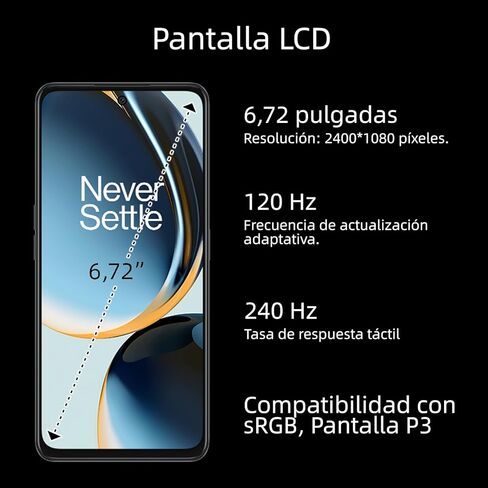هاتف ذكي ONEPLUS Nord CE 3 Lite غير مقفل 5G Android معالج Snapdragon 695، شاشة LCD 6.65 بوصة 120 هرتز، بطارية 5000 مللي أمبير، كاميرا رئيسية 108 ميجابكسل، دعم بطاقة SD، 8 + 256 جيجابايت، رمادي in Kuwait