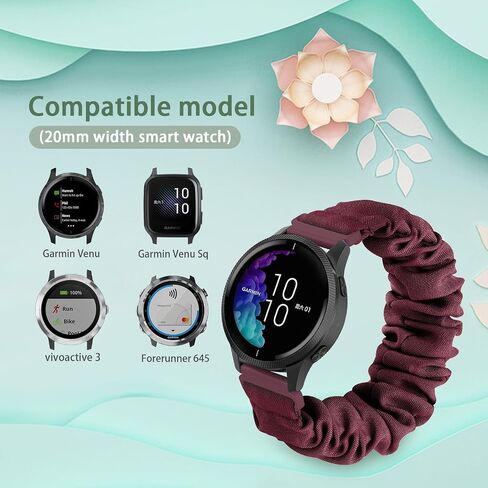 Bands Compatible with Garmin Venu Band/Venu Sq Band,Vivoactive 3/Vivoactive 3 Music Watch Band in Saudi Arabia