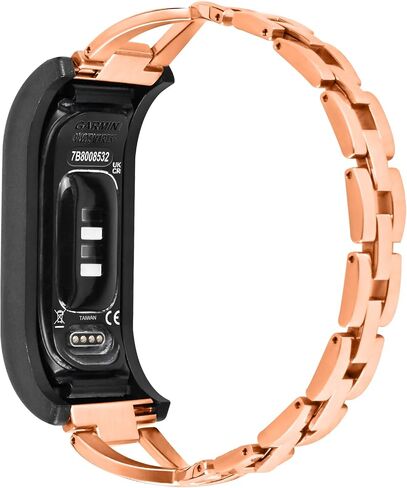 Transparent Case Jewelry Bracelet Compatible with Garmin Vivosmart 5 tracker Replacement Bands for Women in Saudi Arabia