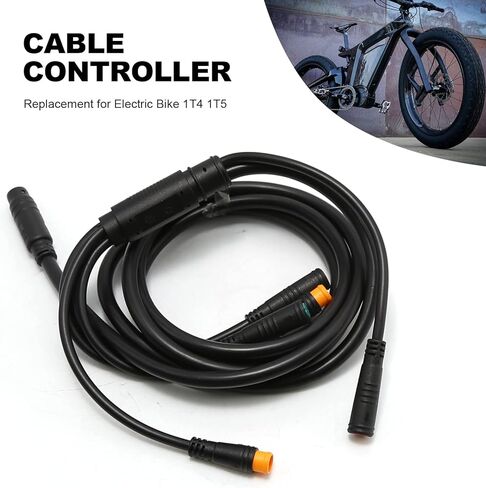 E-Bike 1T4 1T5 وحدة تحكم كابل مقاوم للماء، ضوء الفرامل خنق عرض دراجة كهربائية كابل تحويل الملحقات in Kuwait