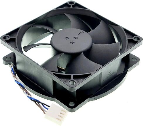 مروحة تبريد جديدة للمبرد FA08025M12LPD DC12V 0.50A 4-Wire 4-Pin 804057-001 60912B-001 8025 حجم مروحة تبريد وحدة المعالجة المركزية: 80x80x25mm. in Kuwait