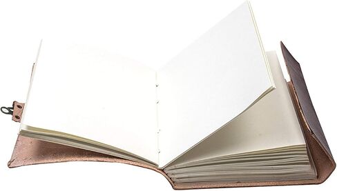 ANUENT Leather Journal Notebook Diary Vintage Heart Embossed Scrap Book Drawing Book Personal Diary in Kuwait