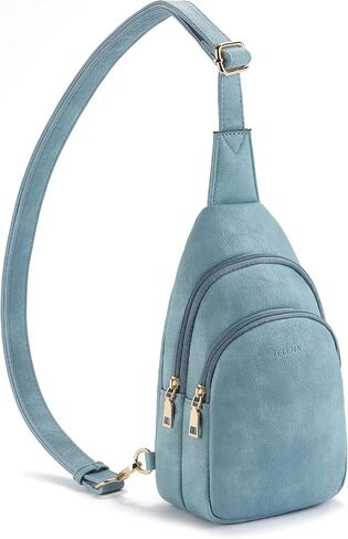 Telena Sling Bag for Women Leather Crossbody Fanny Packs Crossbody Fanny Packs Chest Bag for Women in Saudi Arabia