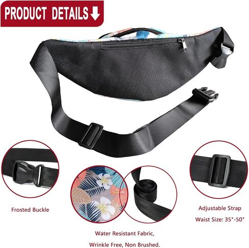 Crossbody Fanny Packs for Women and Men, Anti Theft Chest Bag Cross Body Bags, Fashion Waist Pack for Running Walking Hiking Traveling in Saudi Arabia