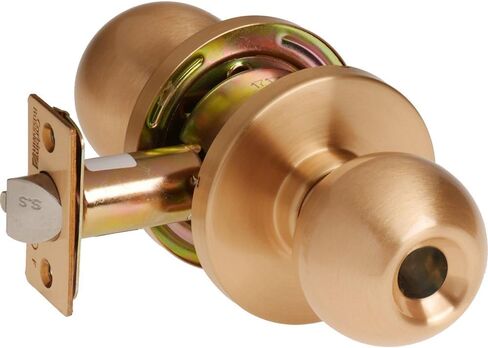 Corbin Russwin CK4451-GWC-612-LC-B238 الصف 2 مدخل/دخول/مكتب، 612 - ساتان، ظهر 2-3/8 بوصة، يمكن عكسه على اليد اليمنى، فولاذ/برونز in Kuwait