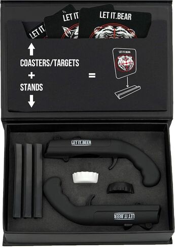 Funny Beer Bottle Opener Gun Shooter Launcher - Beer Bottle Cap Gun Unique Gifts for Men, Cool Birthday Gift Ideas For Dads, Guys, Boyfriend, Husband in Saudi Arabia
