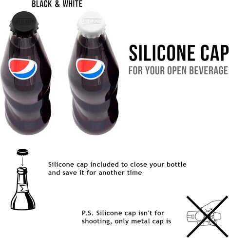 Funny Beer Bottle Opener Gun Shooter Launcher - Beer Bottle Cap Gun Unique Gifts for Men, Cool Birthday Gift Ideas For Dads, Guys, Boyfriend, Husband in Saudi Arabia