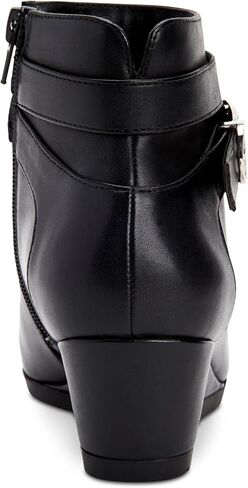 Giani Bernini Womens Cherub Wedge Memory Foam Ankle Booties, BLACK, Size 10.0 in Saudi Arabia
