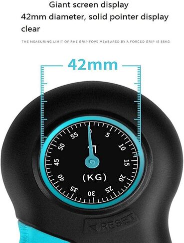 مقياس قوة قبضة اليد، جهاز تمرين اليد، مقياس قوة قبضة اليد، جهاز قياس قوة قبضة اليد الرقمي، مقوي المعصم، أزرق in Kuwait