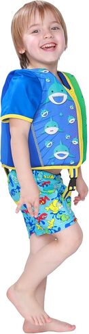 Swim Trainer Vest Short Sleeves Adjustable Safety Strap in Saudi Arabia