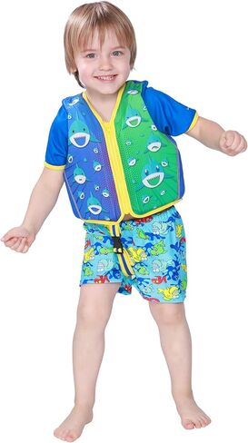 Swim Trainer Vest Short Sleeves Adjustable Safety Strap in Saudi Arabia