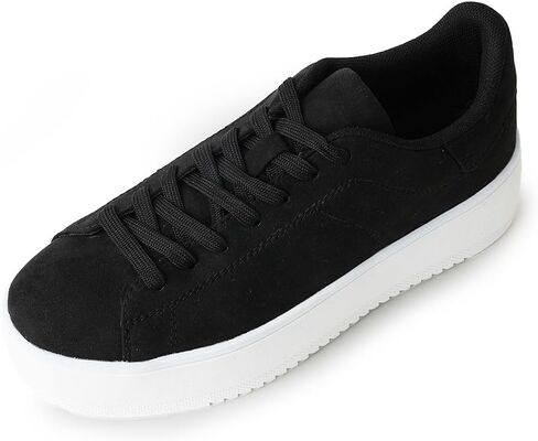 J. Adams Hero Platform Sneakers for Women - Casual Lace Up Fashion Tennis Shoes in Kuwait